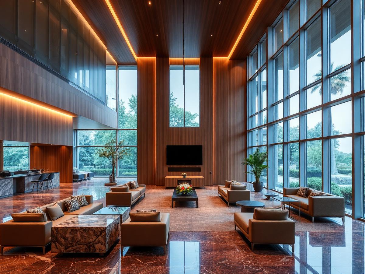 Brigade Granada clubhouse lounge interior